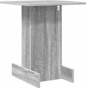 vidaXL End Table Γκρίζο Σονομα 44,5 x 45 x 55 εκ Επεξεργασμένο ξύλο