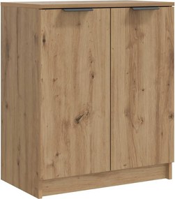 vidaXL Παπουτσοθήκη Αρτισιανή Δρυς 59x35x70 εκ. Επεξ. Ξύλο