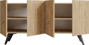 Μπουφές - Pekin- Χρώμα Δρυς - 150x76x40εκ