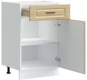 vidaXL ντουλάπι βάσης κουζίνας Porto Δρυς sonoma κατασκευασμένο ξύλο