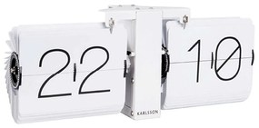 Ρολόι Flip KA5602WH 36x8,5x14cm White Karlsson Metal