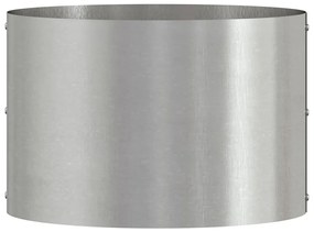 vidaXL Γλάστρα Κήπου Ασημί 30 x 30 x 20 cm Ανοξείδωτο ατσάλι