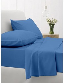 Σετ Σεντόνια Cotton Feelings 104 Blue Υπέρδιπλο (235x270)