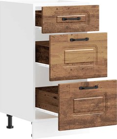 vidaXL ντουλάπι βάσης κουζίνας Kalmar από Επεξεργασμένο Ξύλο