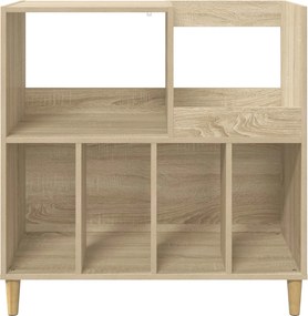 vidaXL Βάση πικάπ Sonoma Δρυς 82 x 39,5 x 82,5 εκ Επεξεργασμένο Ξύλο
