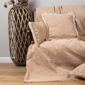 Ριχτάρι Four Seasons Beige Aslanis Home Διθέσιο 180x250cm Βαμβάκι-Chenille