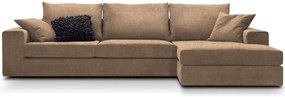 Γωνιακός καναπές Mission-Προσαρμόσιμη-250φ 165β εκ.-Sand