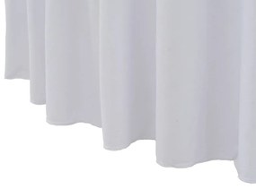 Καλύμματα / Φούστες Τραπεζιού 2 τεμ. Λευκό 150 x 74 εκ. - Λευκό
