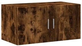 vidaXL Ντουλάπι Τοίχου Καπνιστή Δρυς 80x42,5x40 εκ. Επεξεργασμένο Ξύλο