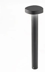 Επιδαπέδιο Φωτιστικό 70cm LED 7W IP54 3000K Ciottolo Zafferano LD0487G3 Γκρι