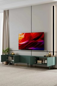 Έπιπλο Τηλεόρασης Πράσινο CLOTA 240x29x20
