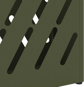 vidaXL Σχέδιο &amp; βάση αποθήκευσης Λαδί 28 x 12 x 41 εκ Ατσάλι