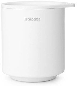Κουτί αξεσουάρ μπάνιου Brabantia MindSet Mineral 1005687, Αντιολισθητική βάση, Ορυκτό φινίρισμα, Λευκό