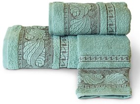 Πετσέτα Matteo Petrol Sb Home Face 50x90cm 100% Cotton