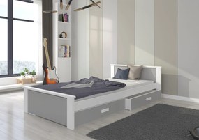 Κρεβάτι παιδικό Avanta-180 x 80-Leuko - Gkri anoixto