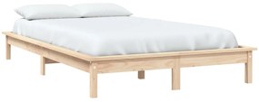 vidaXL Πλαίσιο Κρεβατιού 180x200 εκ. Μασίφ Πεύκο Super King
