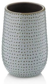 Ποτήρι Για Οδοντόβουρτσες Dots 23601K Φ8x11,5cm Grey-Brown Kela Ceramic