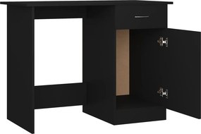 vidaXL Γραφείο Μαύρο 100 x 50 x 76 εκ. από Επεξ. Ξύλο