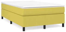 vidaXL Πλαίσιο Κρεβατιού Boxspring Πράσινο 120x200 εκ. Υφασμάτινο