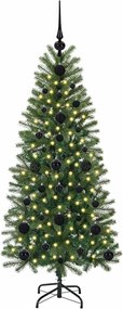 vidaXL Τεχνητό Χριστουγεννιάτικο Δέντρο Πράσινο 120 cm ΠΕ και PVC
