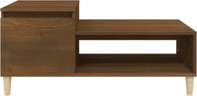 vidaXL Τραπεζάκι Σαλονιού Καφέ Δρυς 100x50x45 εκ. Επεξεργασμ. Ξύλο