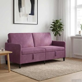 vidaXL Καναπές με Αποθήκευση Μοβ 172 x 78 x 87 εκ Πολυεστέρας