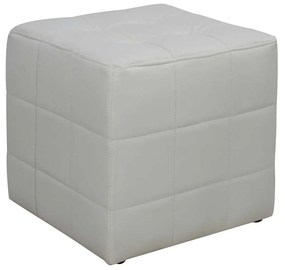 Σκαμπό Με Pu Λευκο Punk Hm264.02 37Χ37Χ35cm