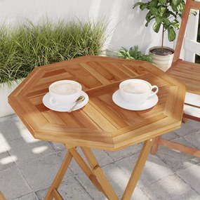 vidaXL Επιφάνεια Τραπεζιού Οκτάγωνη 60x60x2,5 εκ. Μασίφ Ξύλο Teak