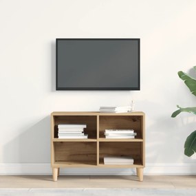 vidaXL Έπιπλο τηλεόρασης Καρυδιά τέχνης 69.5x30x50 εκ