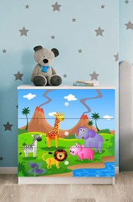 Συρταριέρα Babydreams Cartoon-Leuko-Safari