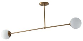 Φωτιστικό Οροφής - Ράγα I-Themys-T2 8031414870035 Gold-White Luce Ambiente Design Metal