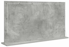 vidaXL Καθρέφτης τουαλέτας Σκυρόδεμα Γκρι 100 x 55 x 18 εκ.