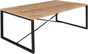 Τραπεζάκι σαλονιού Harte Megapap χρώμα pine oak 100x55x42εκ.