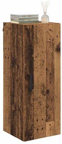 vidaXL Επιτοίχιο ντουλάπι Παλιό Ξύλο 34,5 x 34 x 90 εκ.