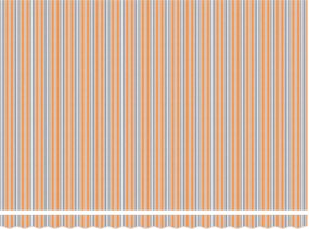 vidaXL Χειροκίνητη αναδιπλούμενη τέντα με LED 4,5 x 3 μ