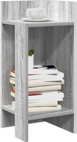 vidaXL Τραπεζάκι με ράφι Γκρι Sonoma 25,5x27x60 εκ.