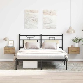 vidaXL Κομοδίνο 2 pcs artisan δρυς 35 x 35 x 20 εκ Επεξεργασμένο ξύλο
