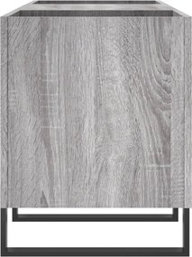 vidaXL Δισκοθήκη Γκρι Sonoma 121 x 38 x 48 εκ. από Επεξεργασμένο Ξύλο