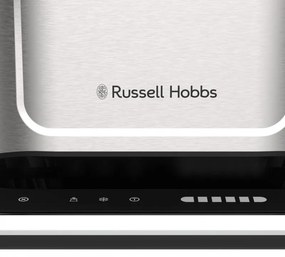 Τοστιέρα ψωμιού Russell Hobbs Attentiv 26210-56, 1640W, 2 φέτες, 6 στάδια, κεντράρισμα, έλεγχος αφής, LED, αποθήκευση, υψηλή ανύψωση, χωρίς BPA και PFAS, Inox/μαύρο