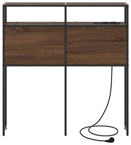 vidaXL Κεφαλάρι Αποθήκης Καφέ δρυς 75 cm Επεξεργασμένο ξύλο