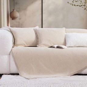 Ριχτάρι Brand Ecru Nef-Nef Homeware Τριθέσιο 170x300cm Acrylic, Polyester