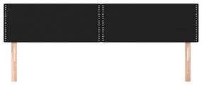 vidaXL Κεφαλάρια Μαύρα 180x5x78/88 εκ. Ύφασμα