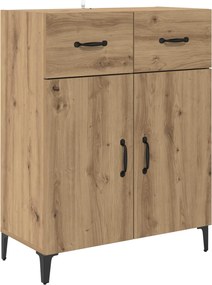 vidaXL Πλαϊνό γραφείο Artisan Oak 69,5 x 34 x 90 εκ.
