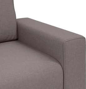 vidaXL Καθίσμα Σαλονιού Taupe 100 cm ύφασμα