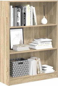 vidaXL Βιβλιοθήκη Sonoma Δρυς 80x24x109 εκ. από Επεξεργασμένο Ξύλο