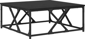vidaXL Τραπεζάκι σαλονιού Μαύρη Οξυά 70 x 70 x 30 cm