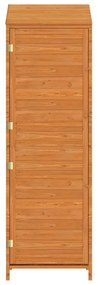 vidaXL Αποθήκη Κήπου Καφέ 55 x 52 x 174,5 εκ. από Μασίφ Ξύλο Ελάτης