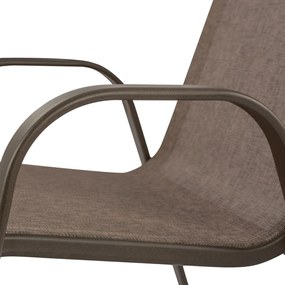 ΣΕΤ ΤΡΑΠΕΖΑΡΙΑΣ 5ΤΜΧ ADAM HM10897.02 ΤΡΑΠΕΖΙ 110x60εκ &amp; 4 ΠΟΛΥΘΡΟΝΕΣ--ΚΑΦΕ