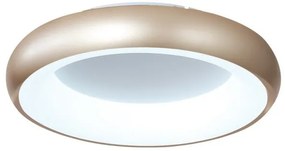 Πλαφονιέρα Φωτιστικό Οροφής LED 110W 3CCT από Ακρυλικό Inlight-42021-A-Golden-Χρυσό 42021-A-Golden