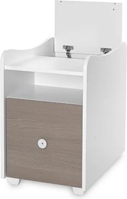 BED TREND PLUS NEW 70/160 WHITE/CAFFE